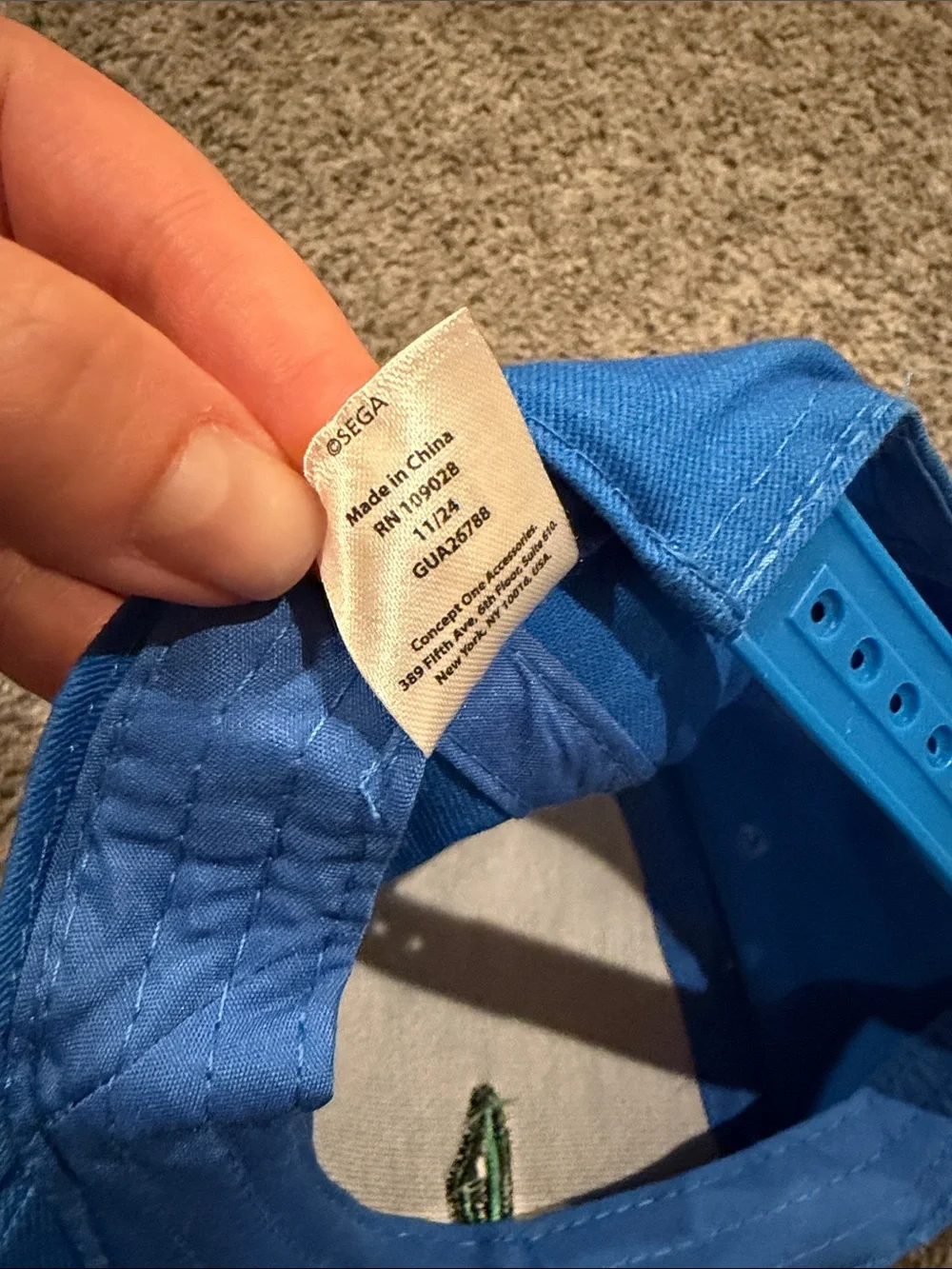 Kids Blue Sonic the Hedgehog Hat